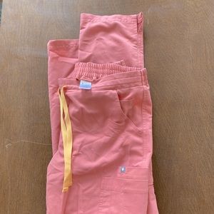X-Small Pink Figs Scrubs